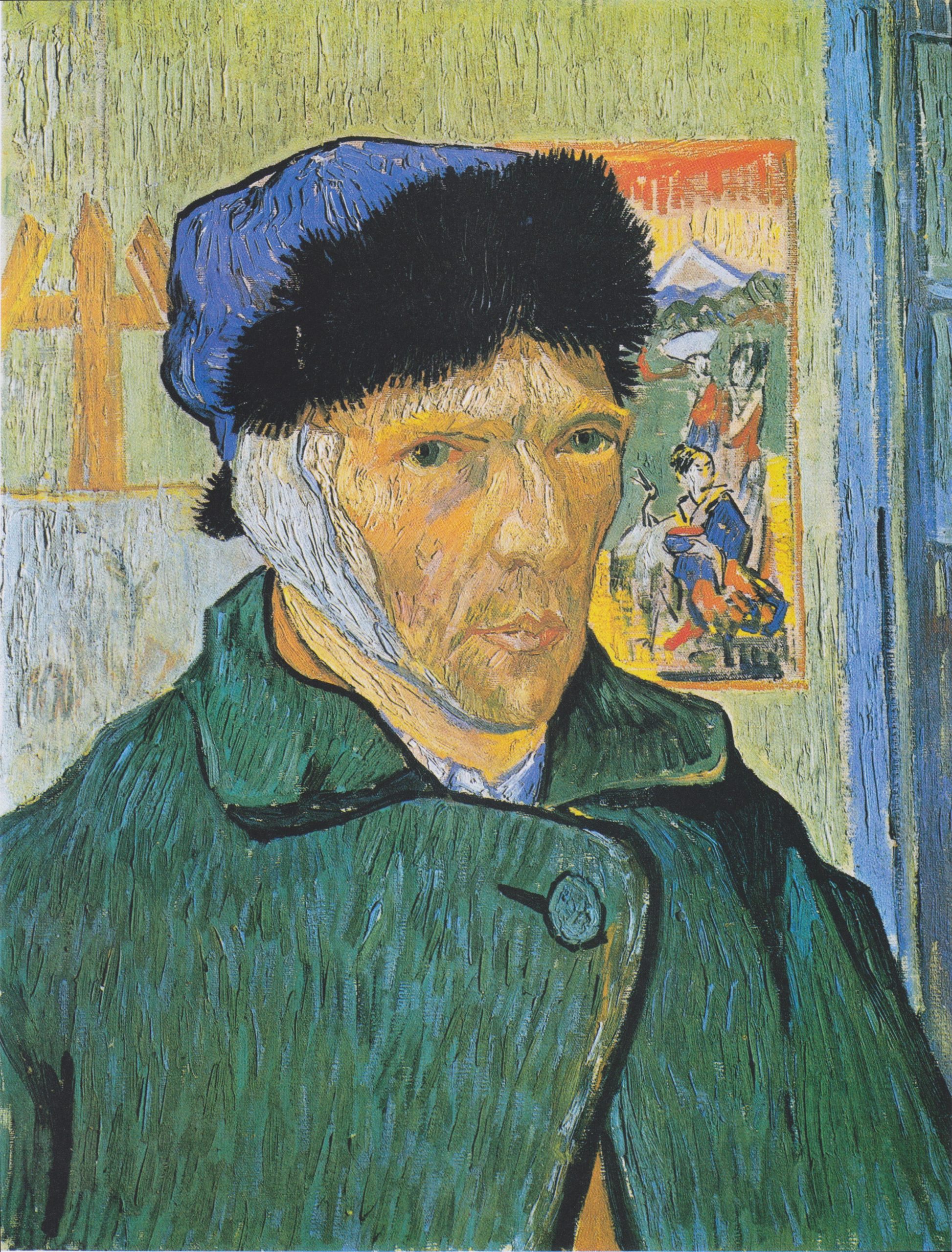 Autorretrato con la oreja cortada, de Vincent van Gogh
